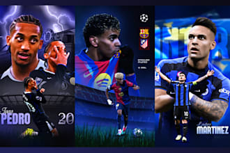 make football matchday or poster graphic