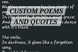 write creative content, poems, blogs and motivational quotes