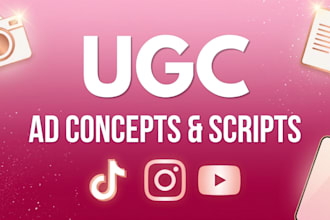 create high converting ugc ad concepts and scripts