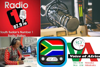 play and promote your song on south africa and nigeria radio stations