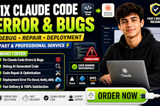 claude code error debug ai code repair deployment bug fast service