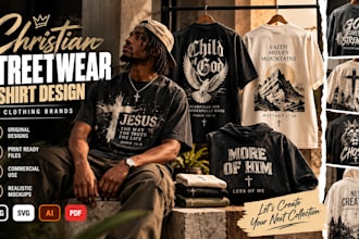 design graphics christian t shirt, bible verse apparel and faith streetwear
