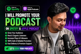 promote your apple and spotify podcasts organically