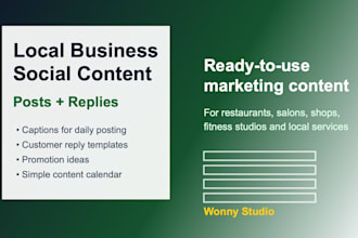 write restaurant and cafe social media captions and customer replies