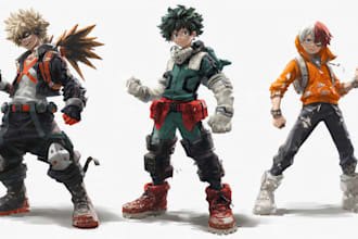 draw you as a my hero academia character