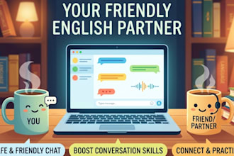 be your friendly english conversation partner