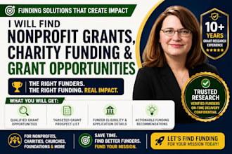 find grant opportunities for startups, nonprofits and charity funding fast