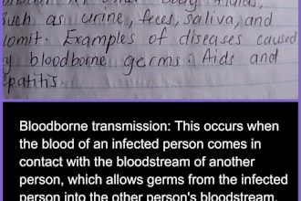 retype handwritten notes for studying