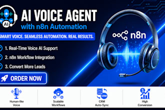 build ai voice agent with n8n automation and CRM integration