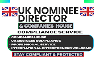 provide UK nominee director and companies house compliance service
