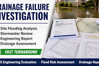 drainage system failure and site flooding engineering investigation report