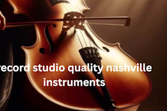 record studio quality nashville instruments pedal steel banjo mandolin woodwind
