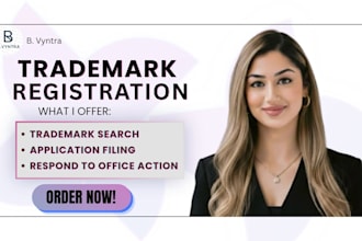be US and non US licensed trademark registration attorney for your brand, oa