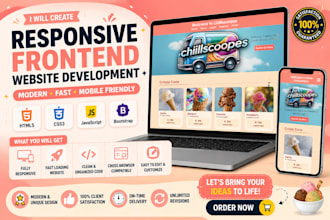 develop a responsive website using HTML5 css3 javascript