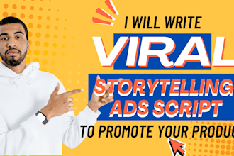 write emotional story based marketing scripts to promote your skincare product