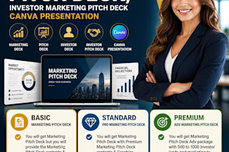 do marketing pitch deck, investor marketing pitch deck canva presentation