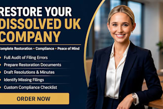 provide full UK company restoration and reinstate dissolved company