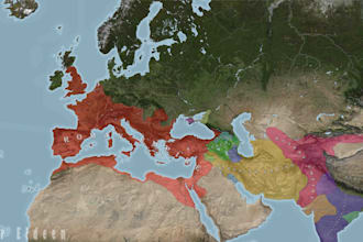 create custom professional historical maps