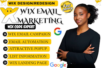 set up wix automation, email marketing workflows, and CRM integration