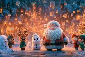 design amazing christmas greeting or holiday card