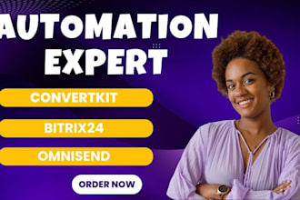 omnisend, convertkit, bitrix24 email automation, campaign and newsletter expert