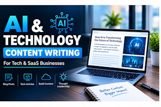 write SEO optimized ai and technology blog posts