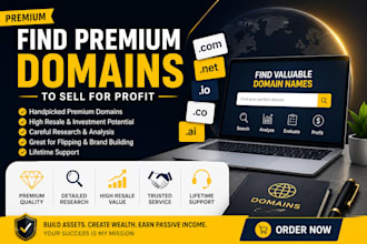 find premium domains for investment and resale