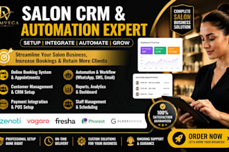 build and automate salon CRM with zenoti vagaro phorest fresha glossgenius