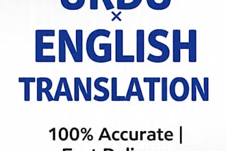 translate urdu to english accurately and fast