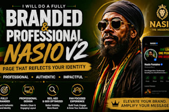 do a fully branded and professional nasio v2 page that reflects your identity