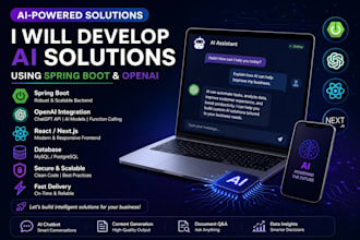 develop ai solutions using spring boot and openai