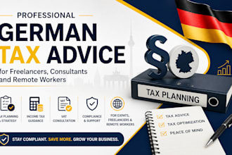 provide german tax advice for freelancers, consultants and remote workers
