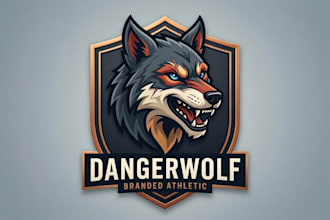 design super danger animal mascot logo with source file in 12 hours