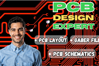 do pcb design, circuit schematic and embedded hardware development