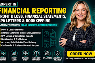 us CPA profit and loss, financial statements, CPA letters