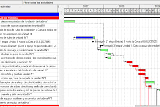 create a professional primavera p6 project schedule
