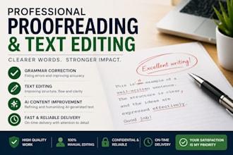 proofread edit and improve your text