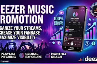 do organic deezer music promotion