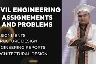 do civil engineering problems and assigment