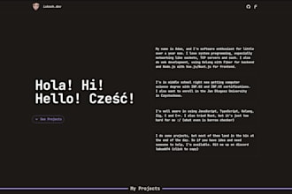 create landing page for your business