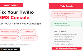 fix twilio SMS console, brand registration, a2p 10dlc, twilio a2p 10dlc
