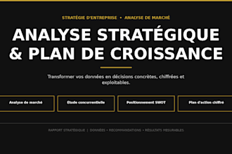 analyser votre entreprise et identifierais de nouvelles sources de revenus