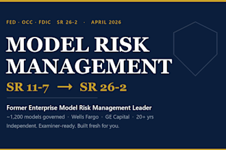 build your model risk management and validation framework