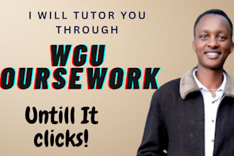 tutor you through wgu course concepts so you actually understand them