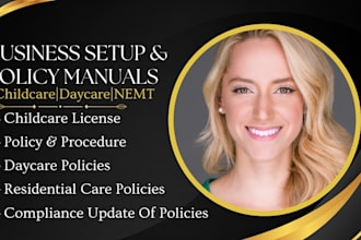 set up day care, child care nemt hipaa compliant policy and procedures manual