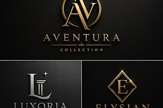 design a modern luxury logo for your business