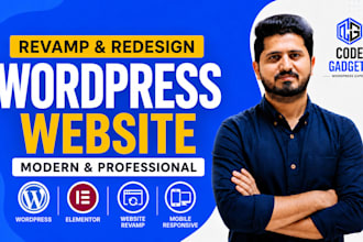 revamp and redesign your wordpress business website