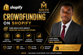build a crowdfunding shopify store for kickstarter indiegogo fulfillment