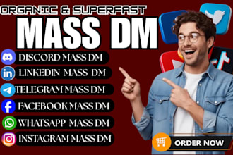 do discord mass dm, instagram mass dm, telegram, facebook dms whatsapp mass dm