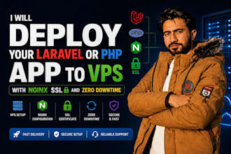 deploy your laravel or php app to vps with nginx, ssl and zero downtime
